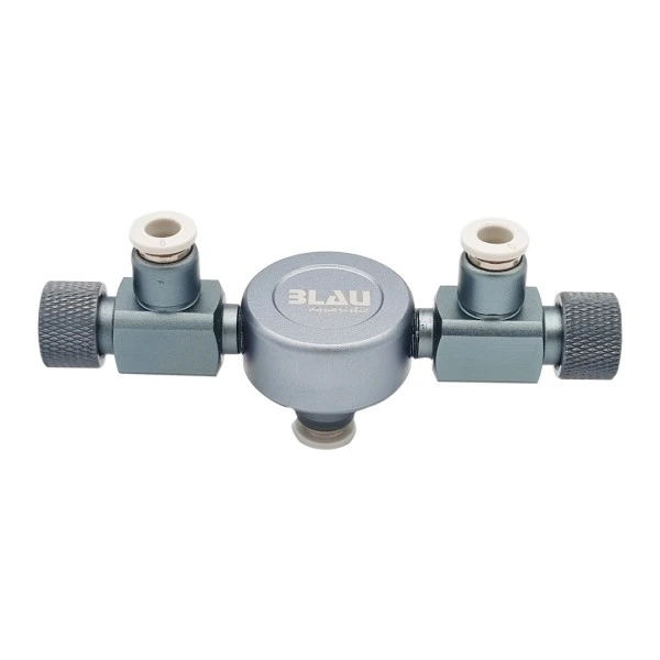 Blau CO2 1 to 2 outlet adapter - Del din CO2 op til 2 akvarier